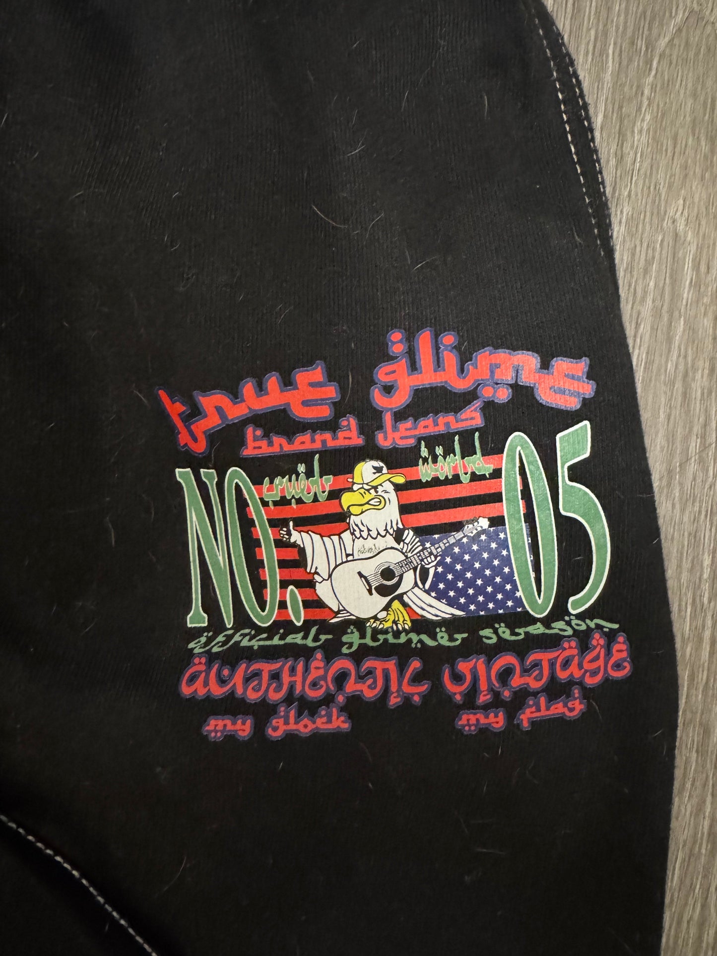 TRUE GLIME SWEATPANTS (BLACK) - بنطال جلايم أسود حقيقي